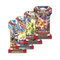 Obsidian Flames Sleeved Booster Packs - 12 Pack & 144 Pack Case