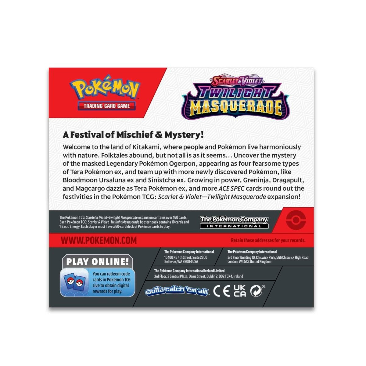 Twilight Masquerade Booster Display Box (36 Packs) - Pokémon TCG