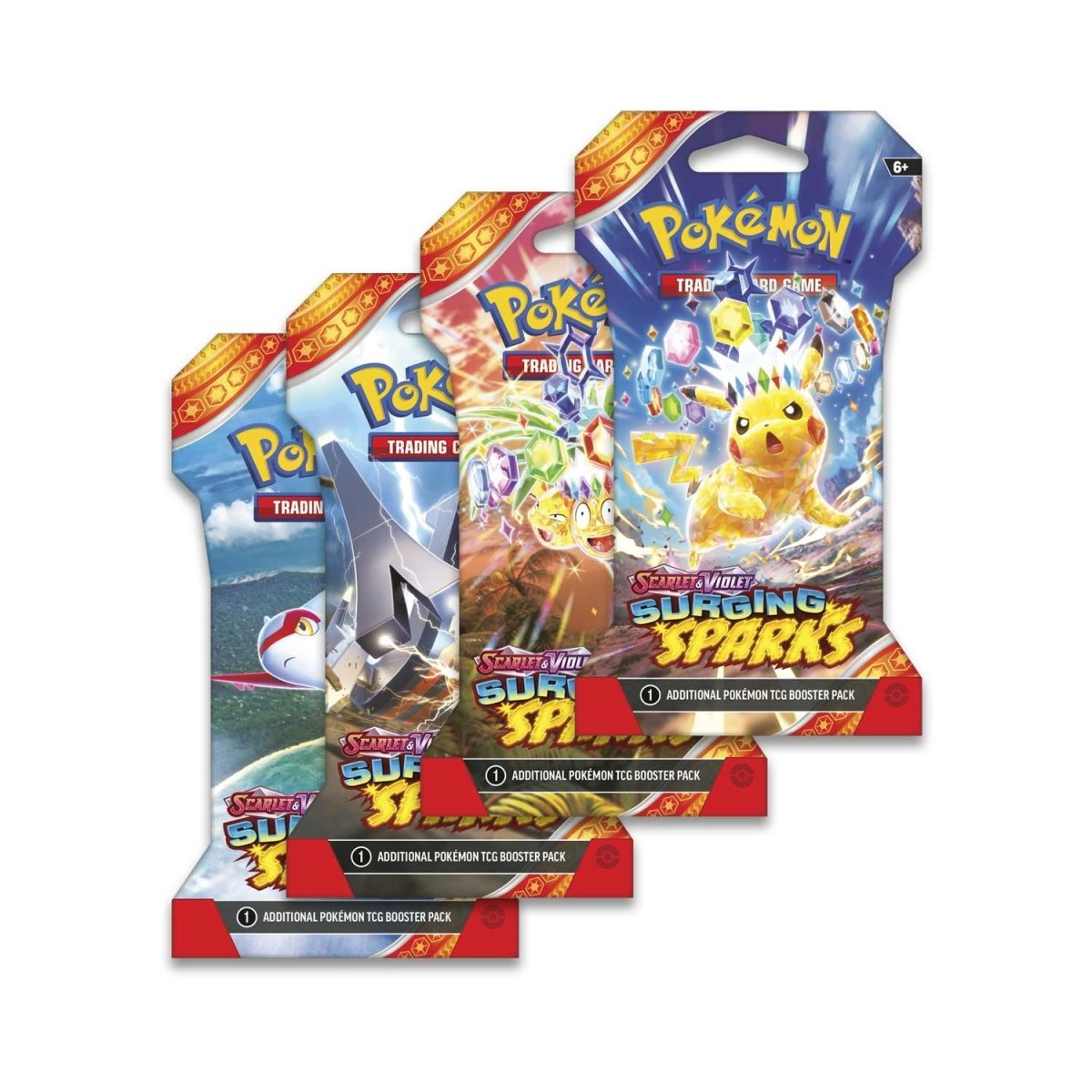 Surging Sparks - 6 Pack Sleeved Booster Packs