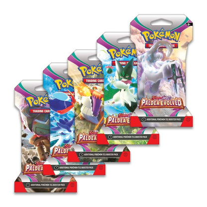 Paldea Evolved Sleeved Booster Packs & 144 Pack Case