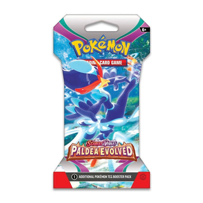 Paldea Evolved Sleeved Booster Packs & 144 Pack Case