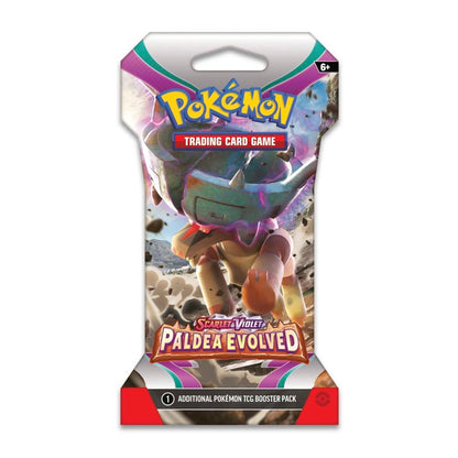 Paldea Evolved Sleeved Booster Packs & 144 Pack Case