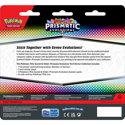 Prismatic Evolutions Tech Sticker Collection - Pre-order - Pokémon TCG