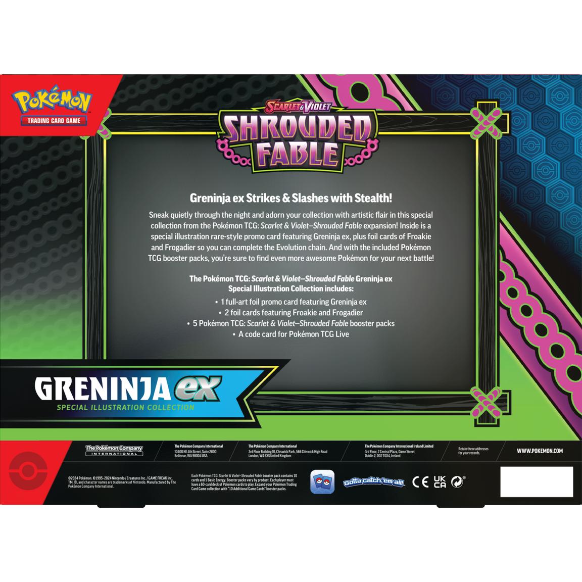 Shrouded Fable Kingdra ex or Greninja ex Special Illustration Collection - 8.2 RELEASE