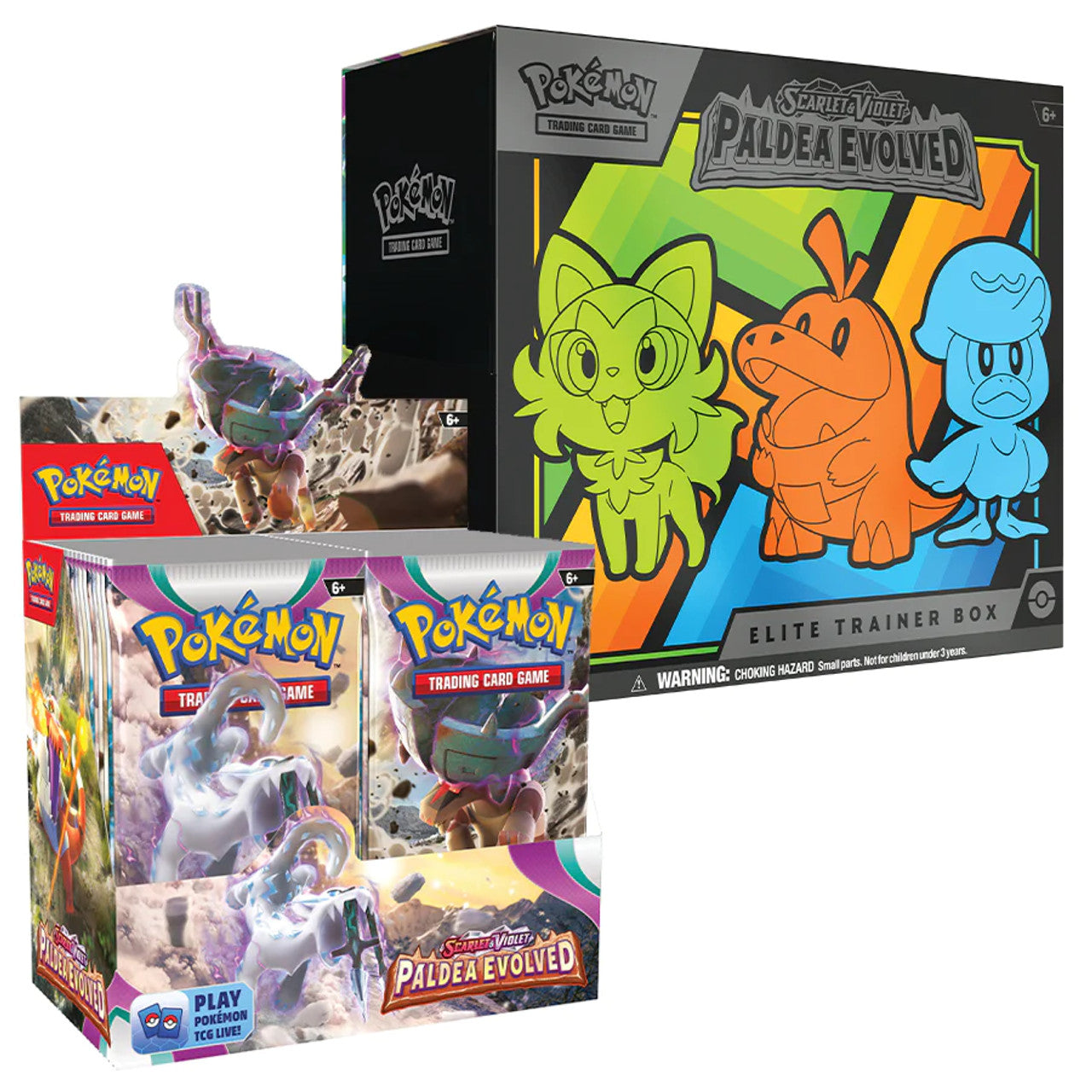 Paldea Evolved Booster Box & ETB Combo – Rise Games & Collectables