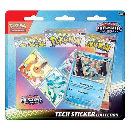 Prismatic Evolutions Tech Sticker Collection - Pre-order - Pokémon TCG