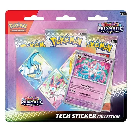 Prismatic Evolutions Tech Sticker Collection - Pre-order - Pokémon TCG