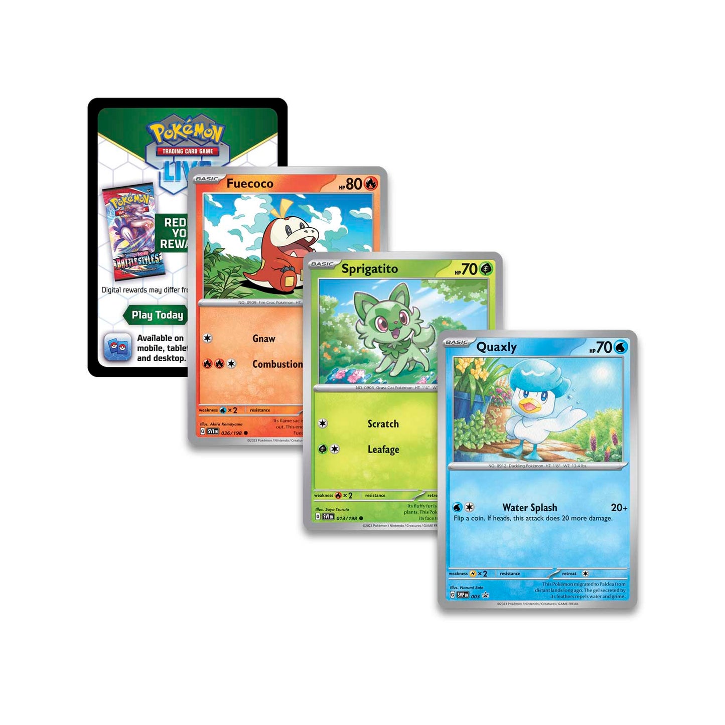 Pokémon TCG: Paldea Collection (Quaxly, Sprigatito, Fuecoco)