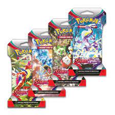 Scarlet & Violet Sleeved Booster Packs & 144 Pack Case