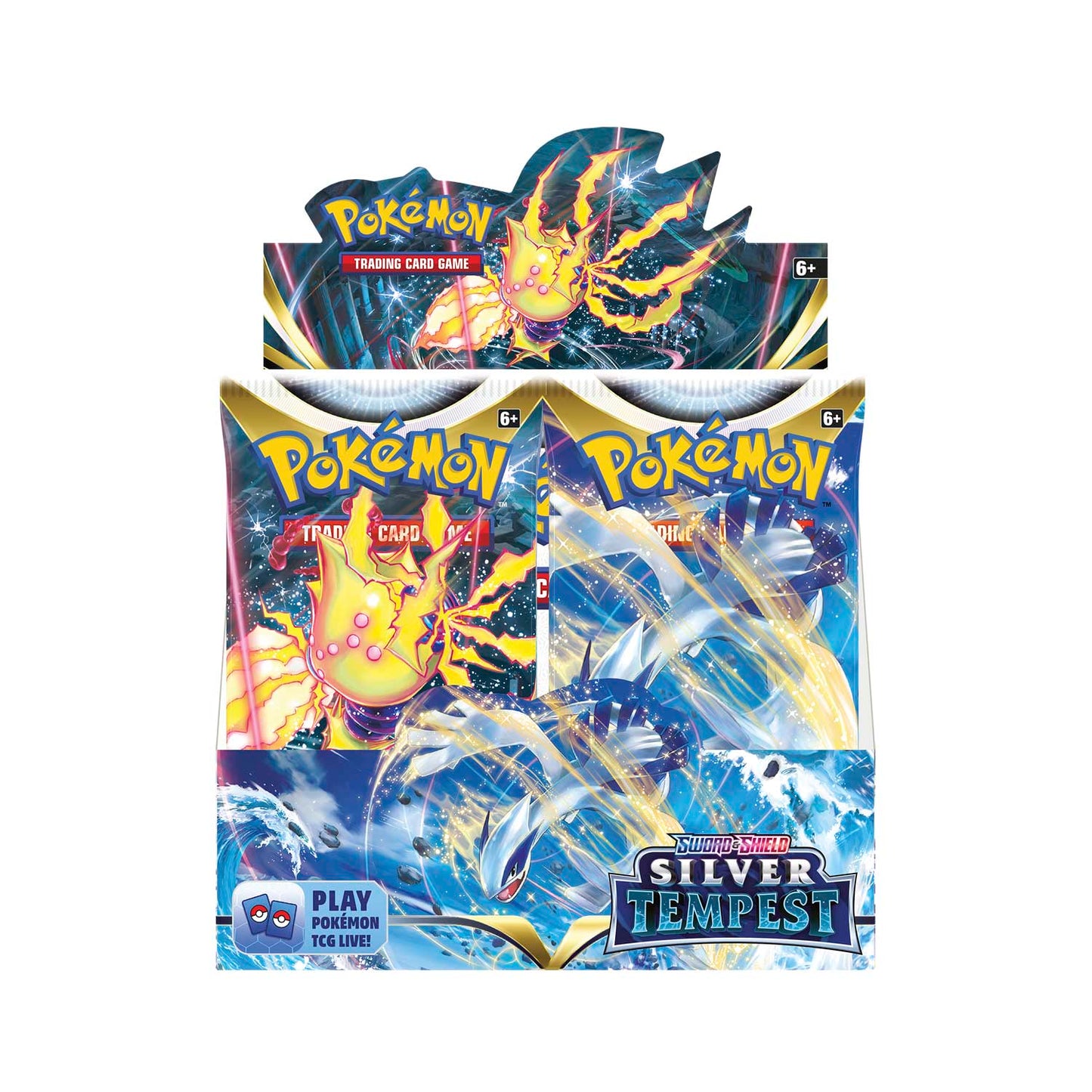 Silver Tempest Booster Box Display