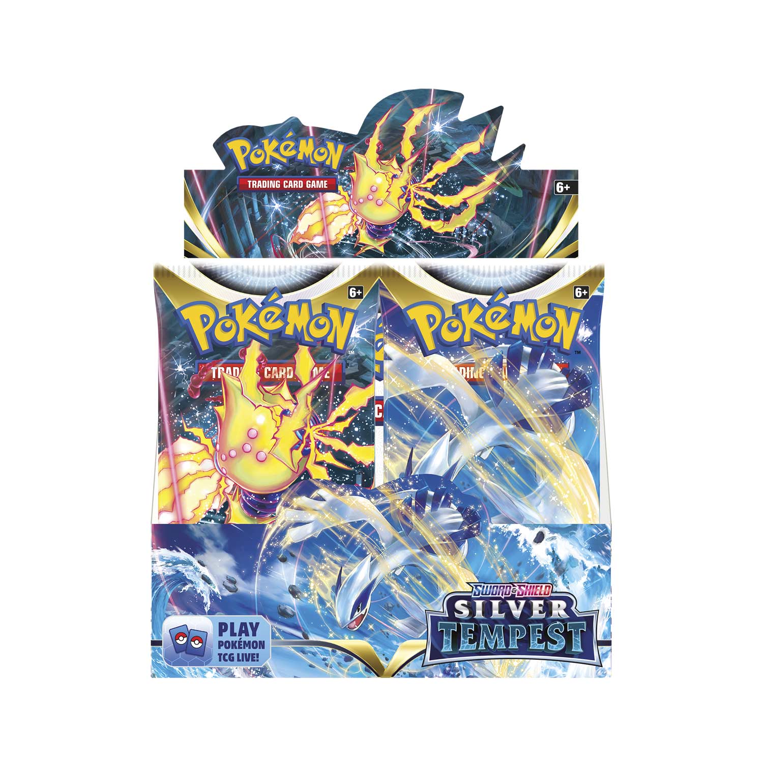 Silver Tempest Booster Box Display